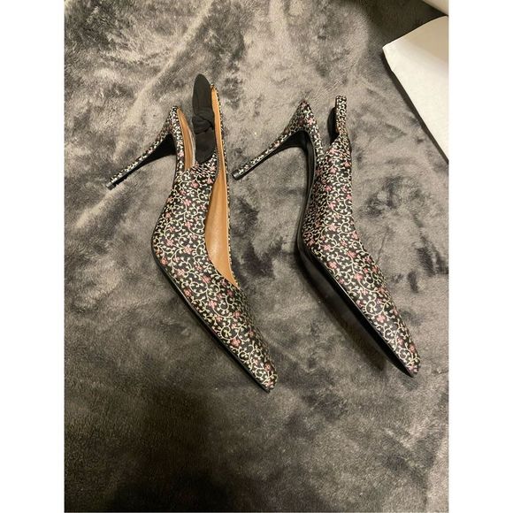 Tabitha Simmons NIB Millie Slingback Pointed Toe Pump Sz EU 40 / US 9 MSRP $729 - Picture 5 of 10